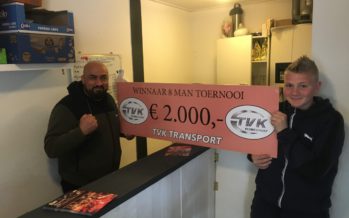 TVK Transport hoofdsponsor van prestigieuze kickbokstoernooi in Elst